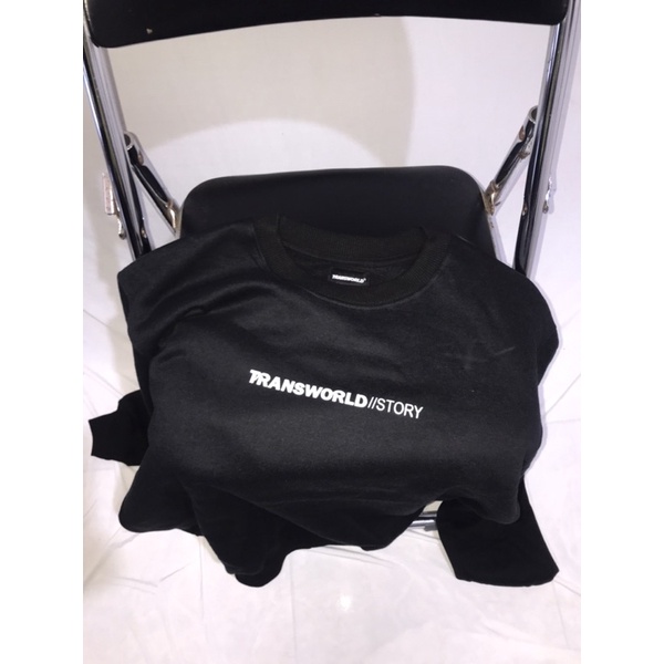 CREWNECK TRANSWORLD NEW OG STORY BLACK