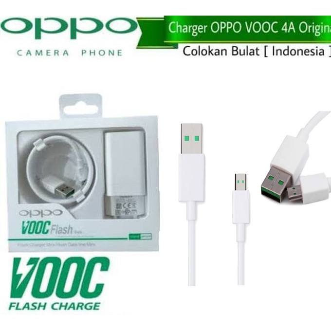 Charger Universal Oppo Vooc Original Travel Charger Fast Charging 5V - 4A