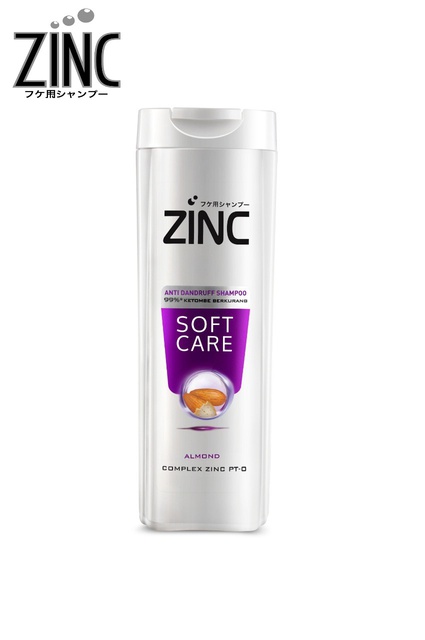 Zinc Shampoo Soft Care Botol 340 ml