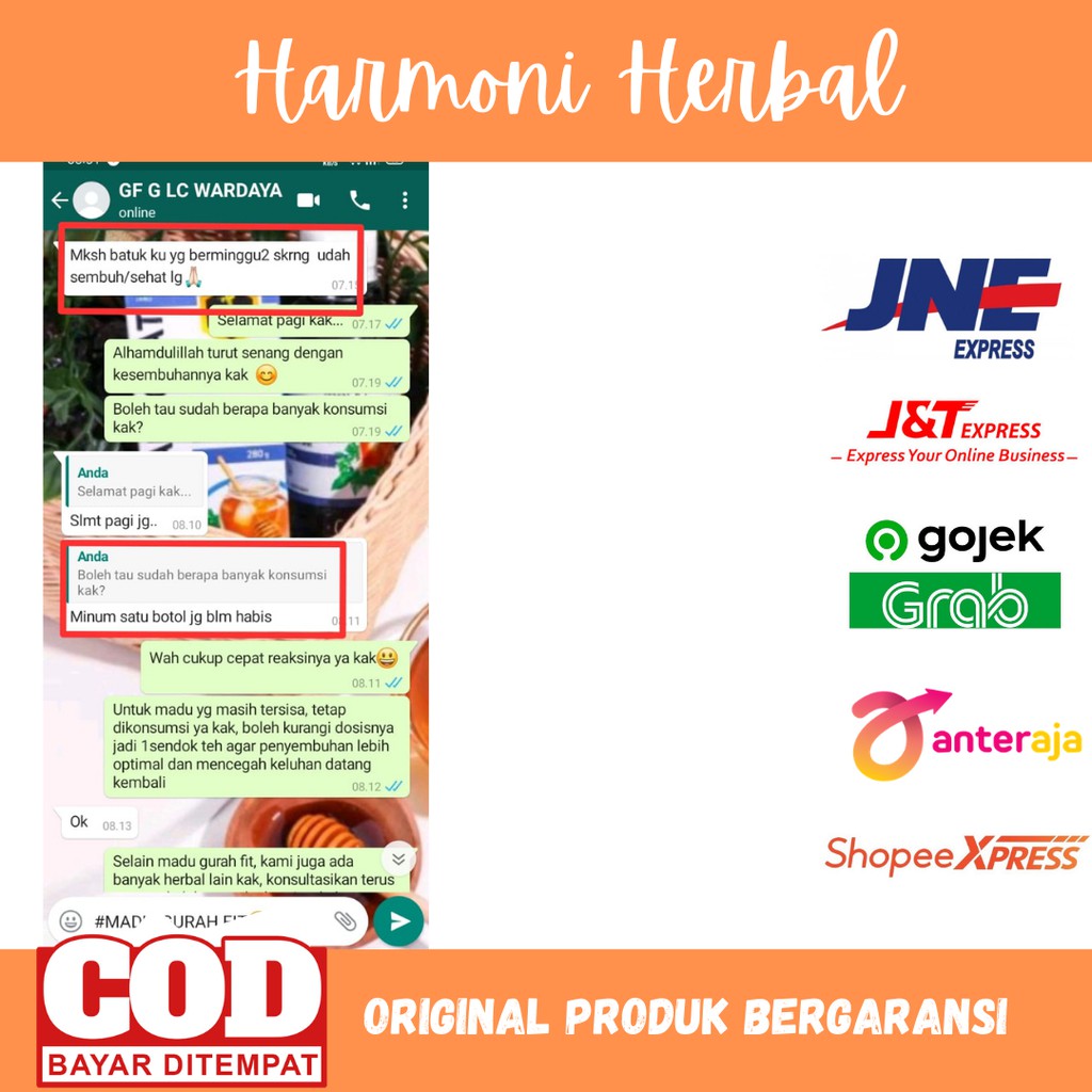 Madu Gurah Fiti ASLI - Obat Batuk Menahun - Obat Sesak Napas - Obat Batuk Berdahak Kering dan Gatal - Obat Sinusitis - Gurah Fit Original Obat Tbc Paru - Obat Gurah Keluarkan Lendir Tenggorokan Untuk Anak  & Dewasa-5