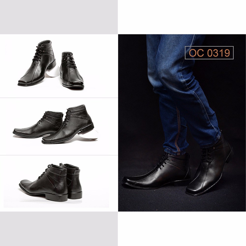 DISKON SEPATU kulit PANTOFEL PRIA OC-0319 STOCK TERBATAS