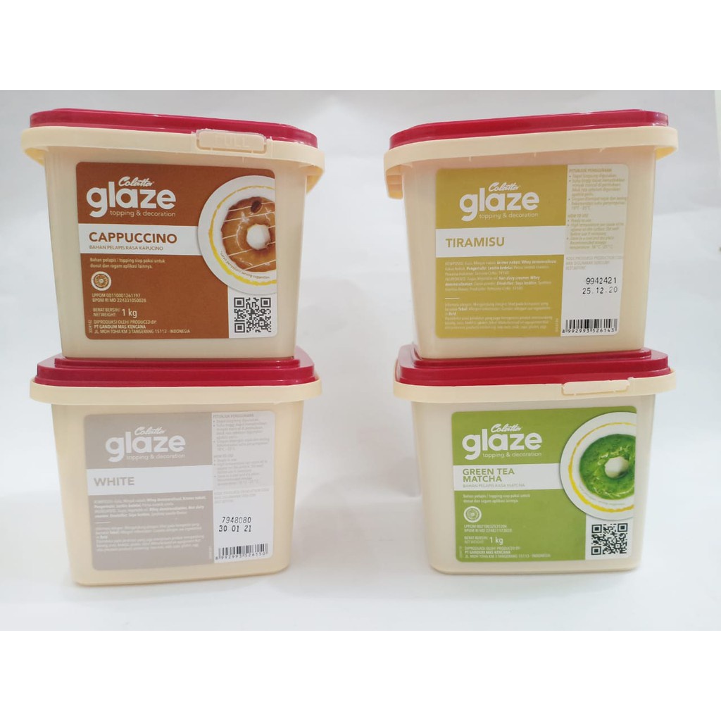 

COLATTA GLAZE 1KG PAIL ALL VARIANT
