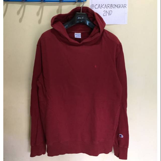 Hoodie Champion Basic Logo - Red