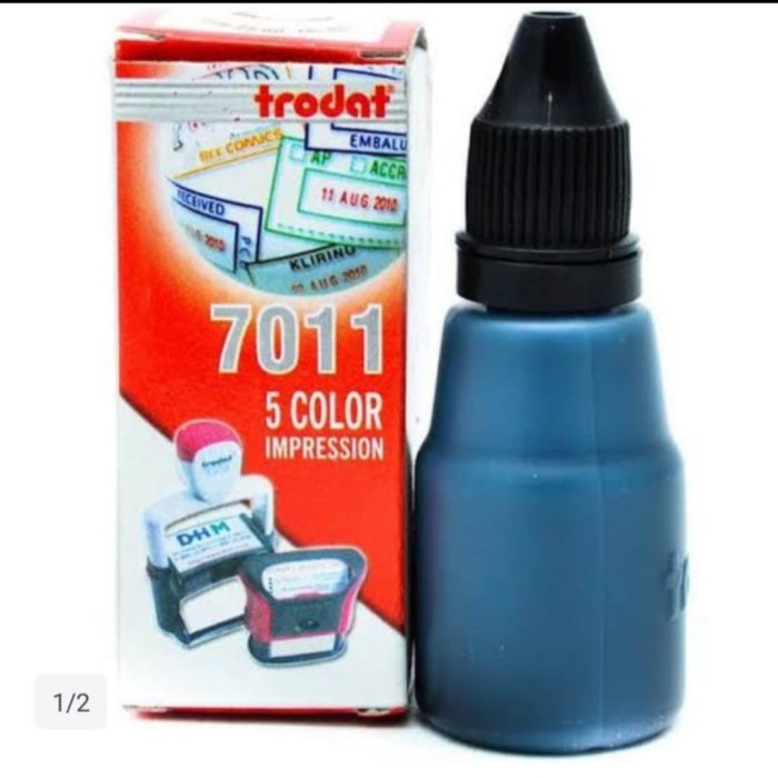 

Gaya Tinta Stempel Trodat 7011 Warna Htam Bergaransi