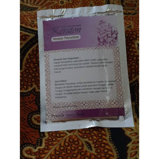 MASKER PAYUDARA TRADISIONAL