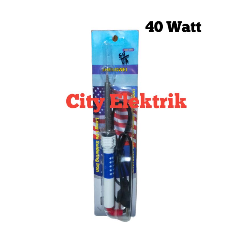 Solder Listrik 60 Watt / 40 Watt Sheng Wei Premium / Solder Bagus 60W / 40W