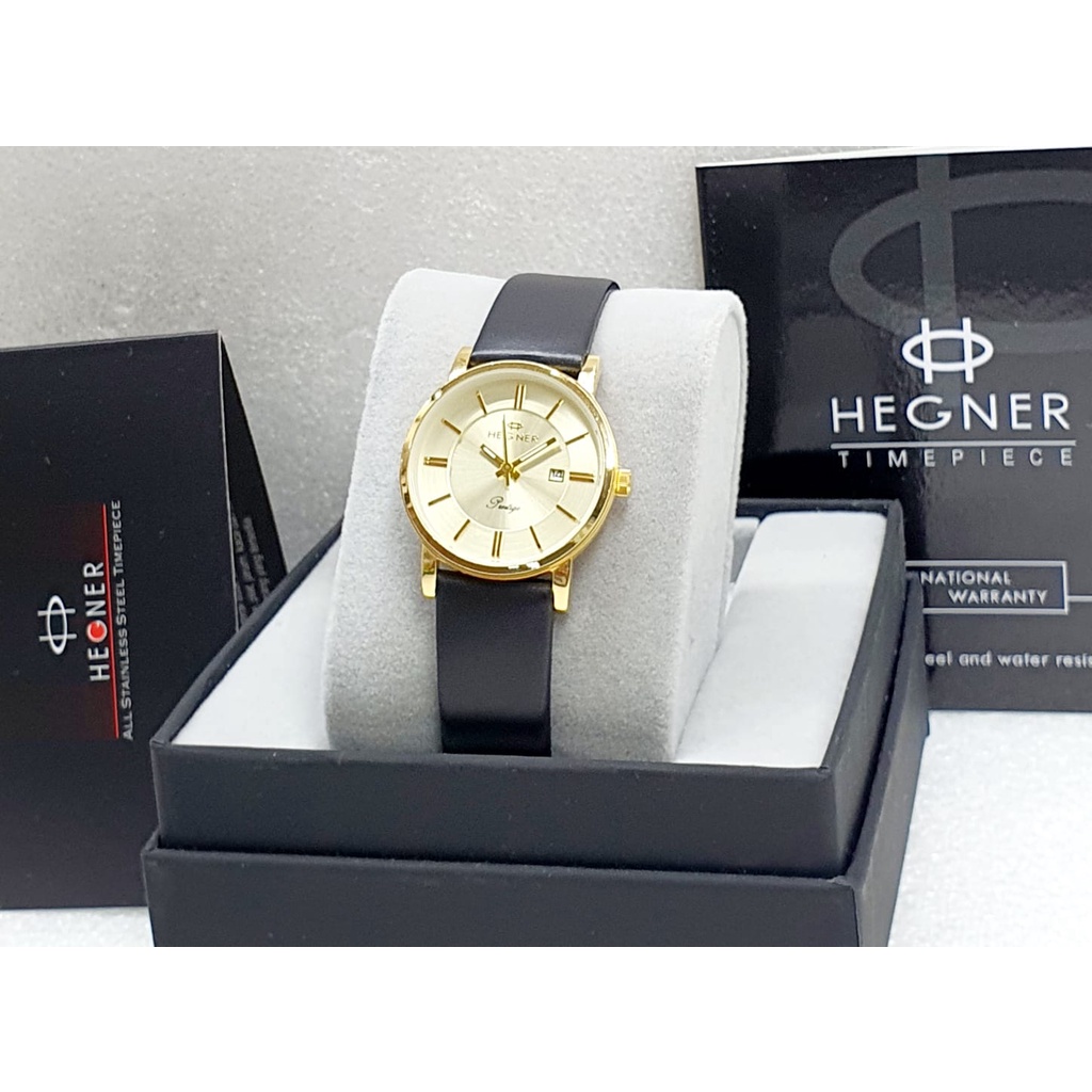 Jam Tangan Wanita Hegner 403 Original Kulit