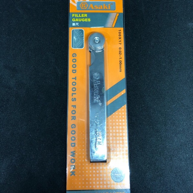 pengukur klep asaki / feeler gauge asaki
