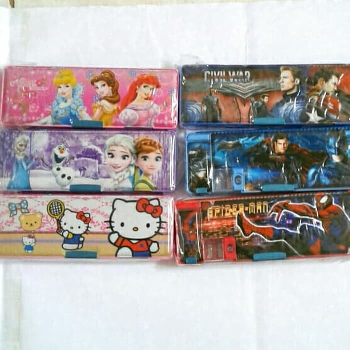 

Kotak Tempat Pencil Pinsil Pensil Magnet Perlengkapan Sekolah