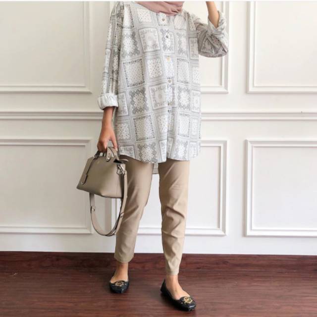 Malon shirt white by fixpose