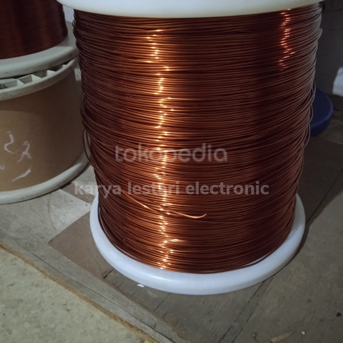 KAWAT EMAIL 1,0mm TEMBAGA MALAYSIA (per 0,5kg/500gram)