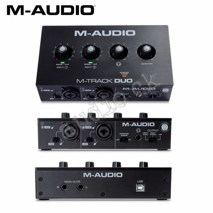 {suhadistore} M AUDIO M-TRACK DUO USB AUDIO INTERFACE ORIGINAL Murah