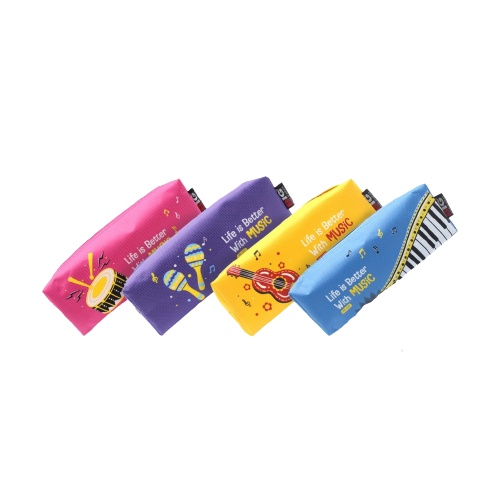 

PENCIL CASE RESLETING MUSIC PF-017 BIG / KOTAK PENSIL / TEMPAT PENSIL