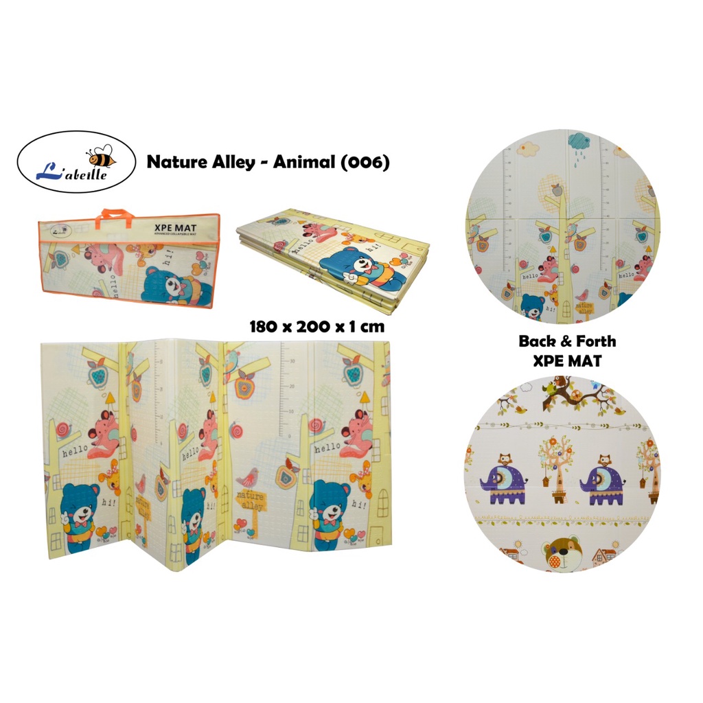 Promo !! Karpet Lipat Playmat Bayi Premium Tikar Lipat Bayi Xpe Karpet  P180 x L200 cm Tebal = 1,2 cm