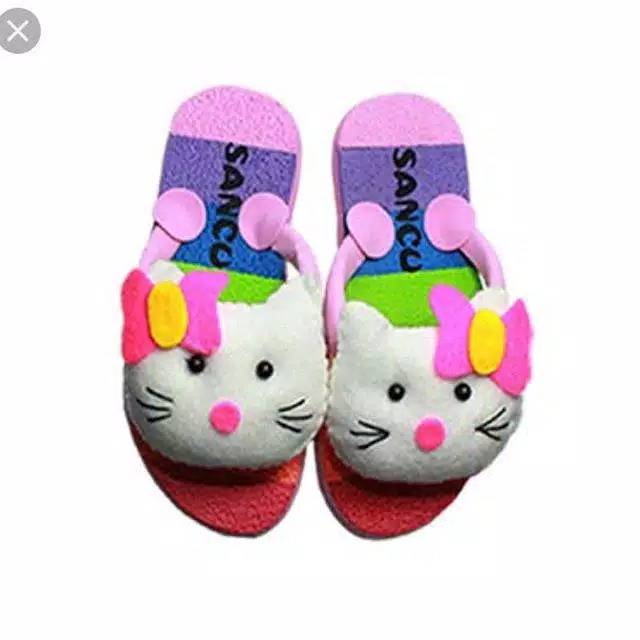 Boncu Happy cat pink (sandal lucu anak perempuan)