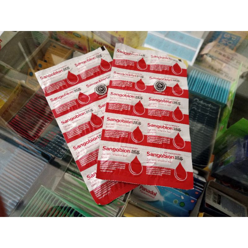SANGOBION  OBAT PENAMBAH DARAH ISI 10'S - ED 11/2024