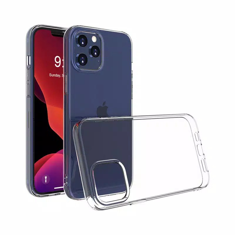 Silicone Iphone 11 12 13 14 pro max 12 13 mini 7 8 X Xs Max XR 14 Plus Soft clear case casing cover bening transpara