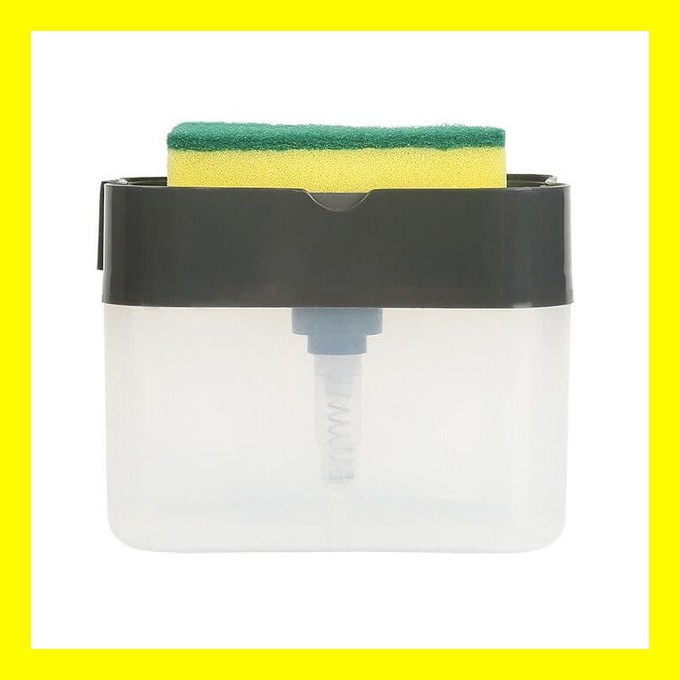 Dispenser Sabun Cuci Piring Soap Pump Dispenser Sponge Holder Spons