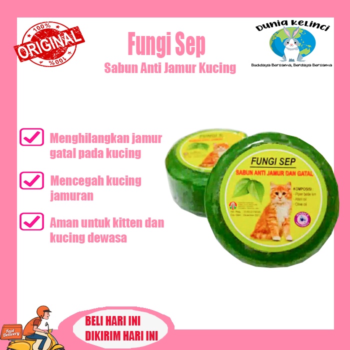 SABUN ANTI JAMUR SCABIES GATAL KUCING FUNGI SEP FUNGISEP