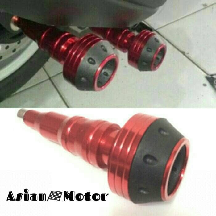 Jalu Knalpot Kenalpot Cnc Jalu Slider Pelindung Penahan Knalpot Model Mix Frame Slider Monster Full CNC Aksesoris Variasi Motor Universal