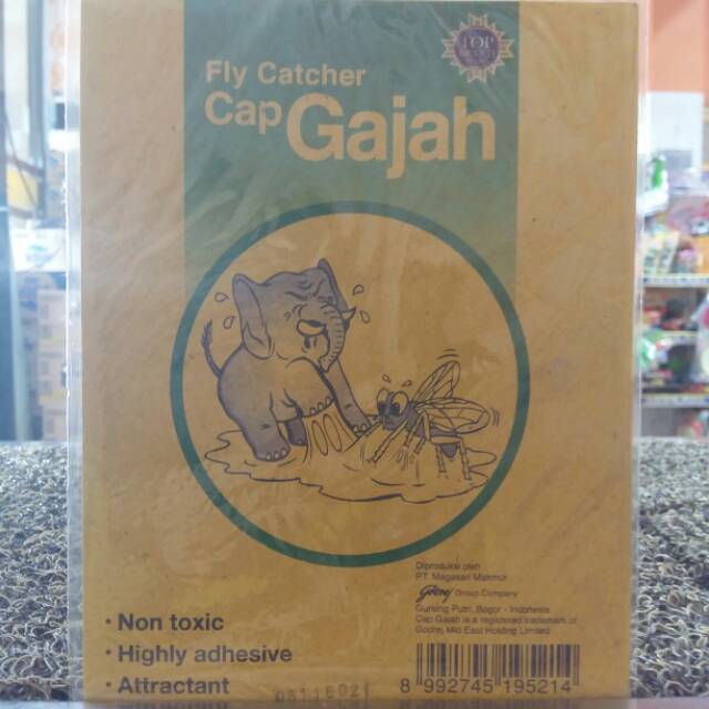 

Lem lalat cap Gajah isi 3 lbr