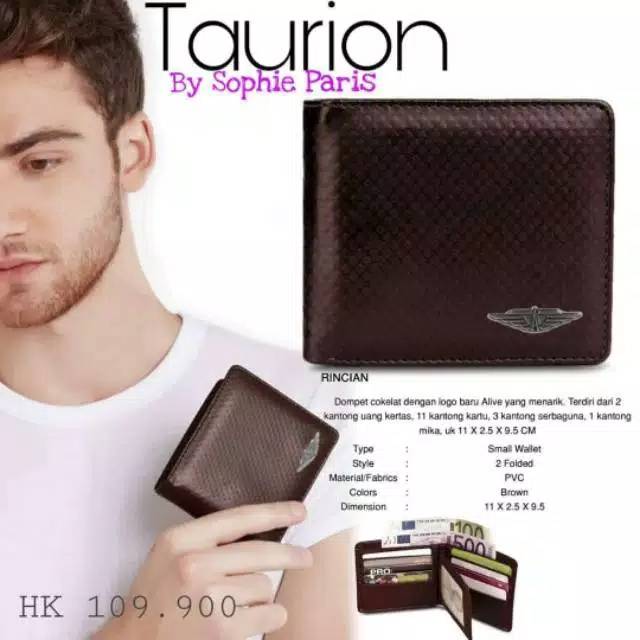 DOMPET PRIA SOPHIE MARTIN PARIS TAURION