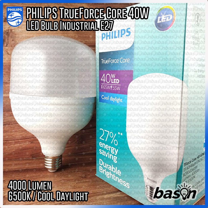 PHILIPS TrueForce Core HB LED Bulb 40W E27