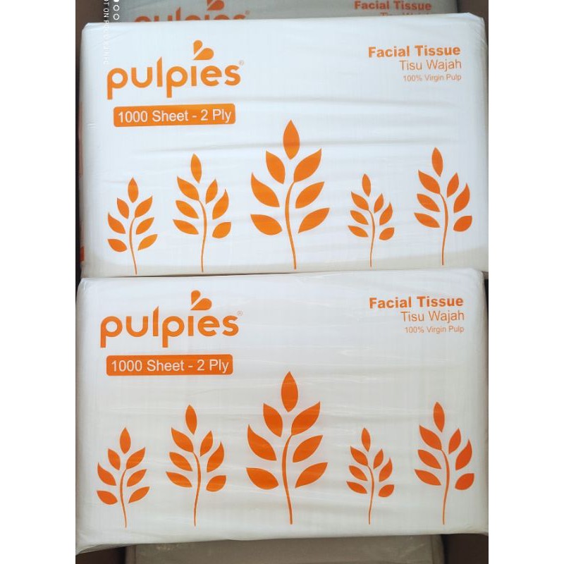 Tissue dapur serbaguna 1kg| Tissue Pulpies 1000sheet tissue wajah halus putih