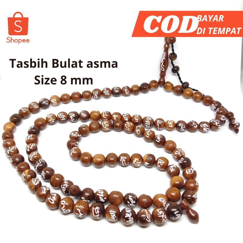 *BISA COD* TASBIH KOKKAH ASMA UK.8MM