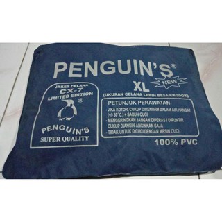 Jas Hujan Penguin CX-7 Jaket Celana Limited Edition Ukuran L, XL dan