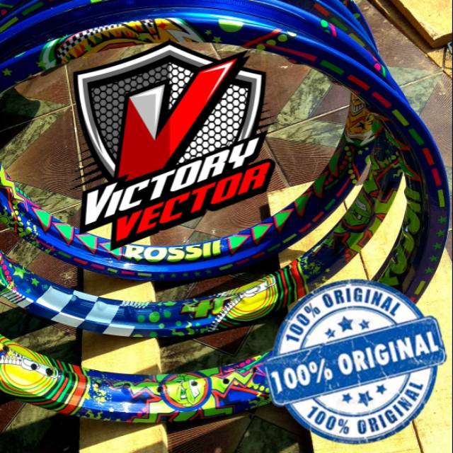 PROMO ZIAN DECAL, STICKER VELG KONTES, ZIAN ROSSI