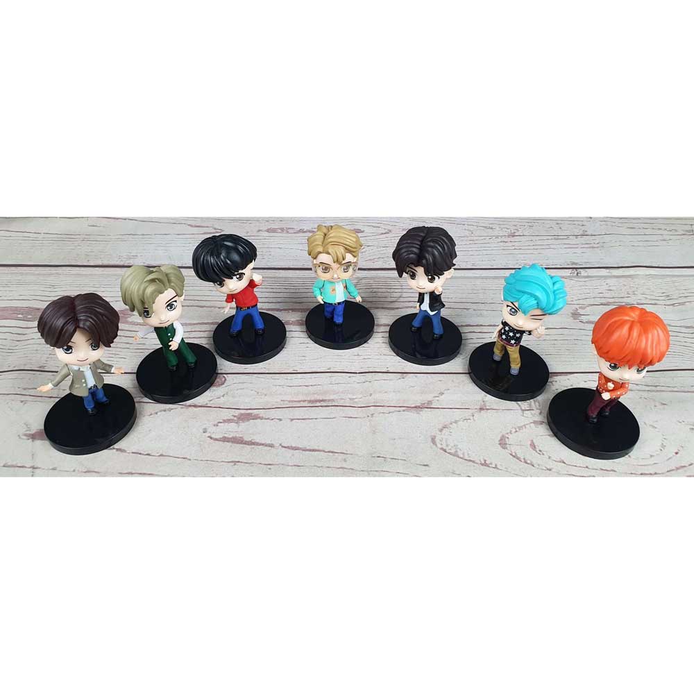 Mainan Anak Tiny Tan Miniatur BTS Children Toy for Army 7 PCS