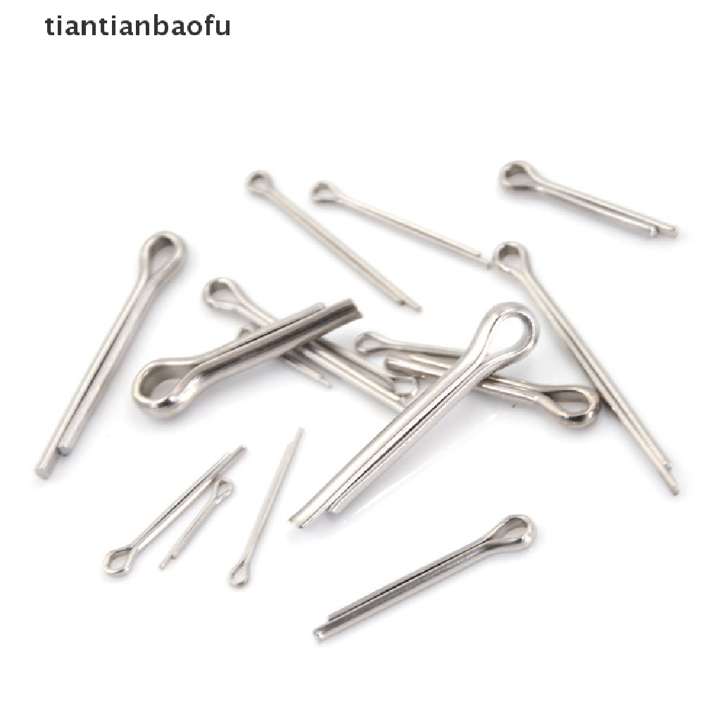 [tiantianbaofu] 10PCS Stainless Steel Split Cotter Pins Hardware Fasteners Parts M2 M3 M4 M5 Boutique