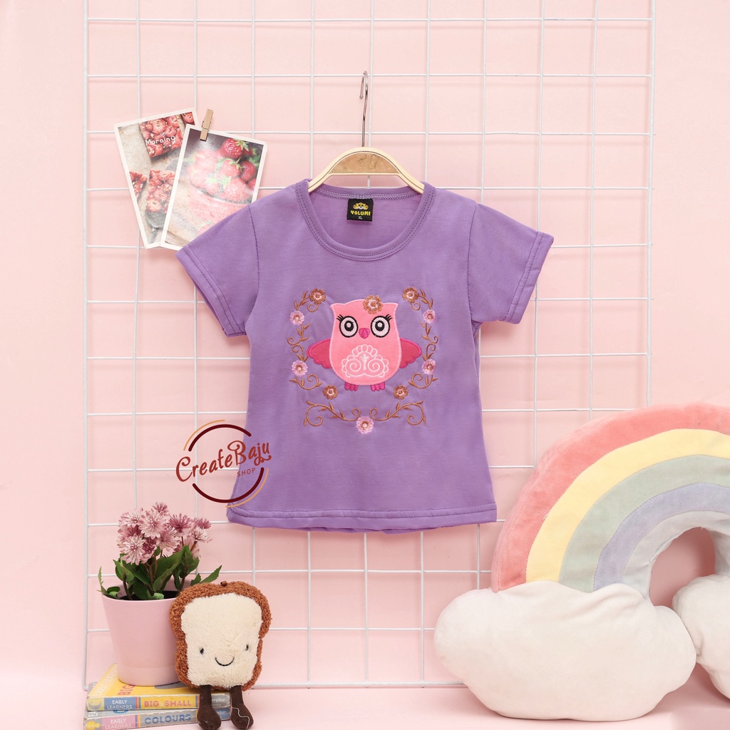 BAJU KAOS ANAK CEWEK 1-4 TAHUN TERMURAH ATASAN ANAK CEWEK WARNA RANDOM PART 2