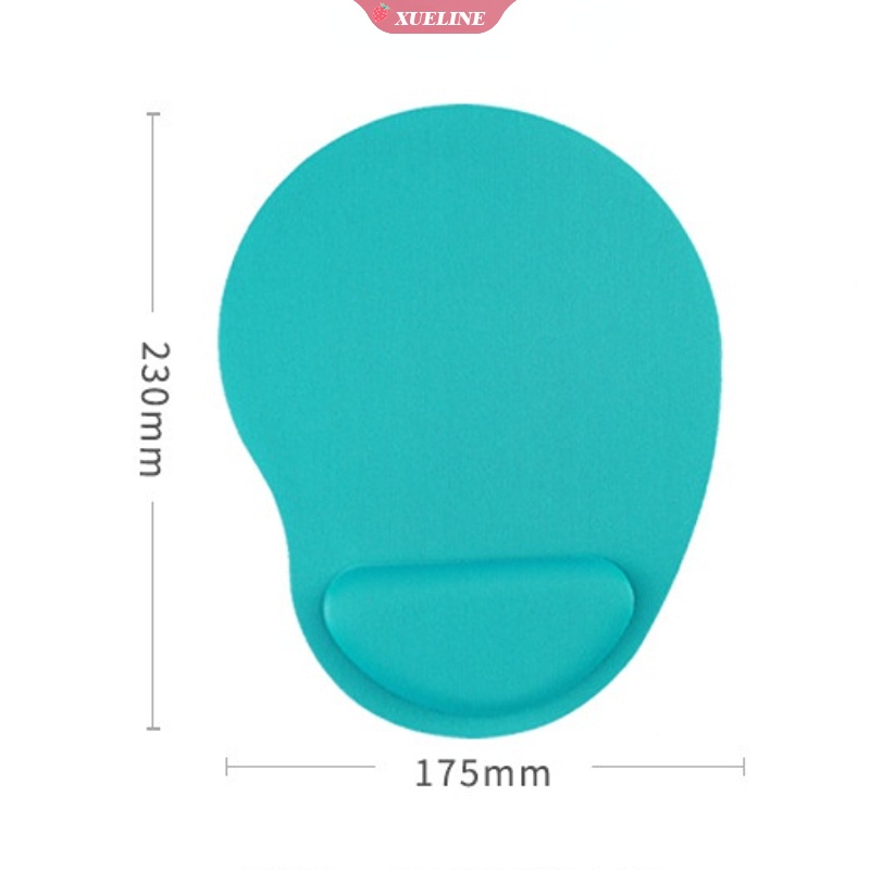 Mouse Pad Dengan Bantalan Pergelangan Tangan Bahan EVA Warna Polos