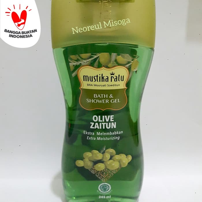 mustika ratu olive zaitun bath & shower gel 245 ml