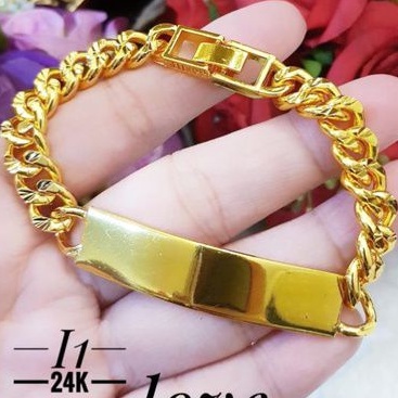 Xuping Perhiasan Gelang Tangan Lapis 24K G426