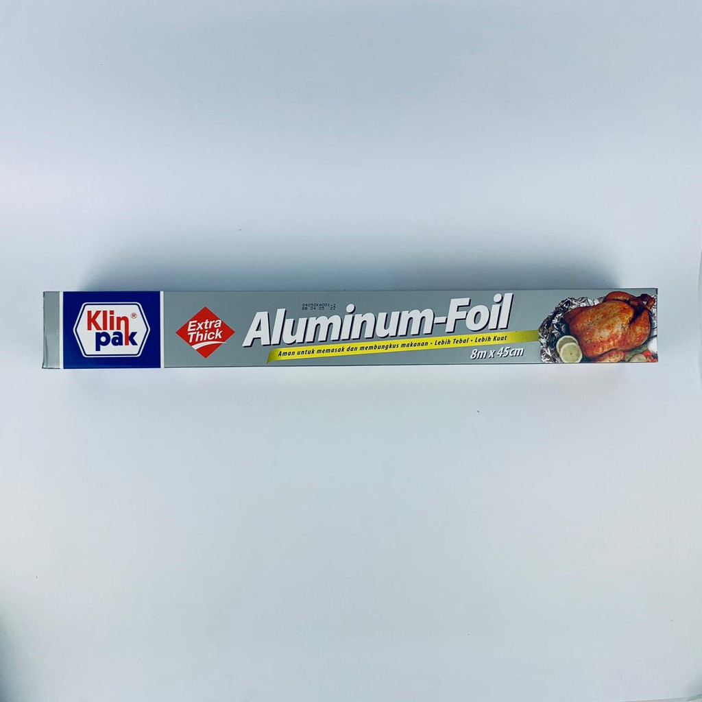 KLIN PAK ALUMUNIUM-FOIL / 8m x 30cm / 8m x 45cm