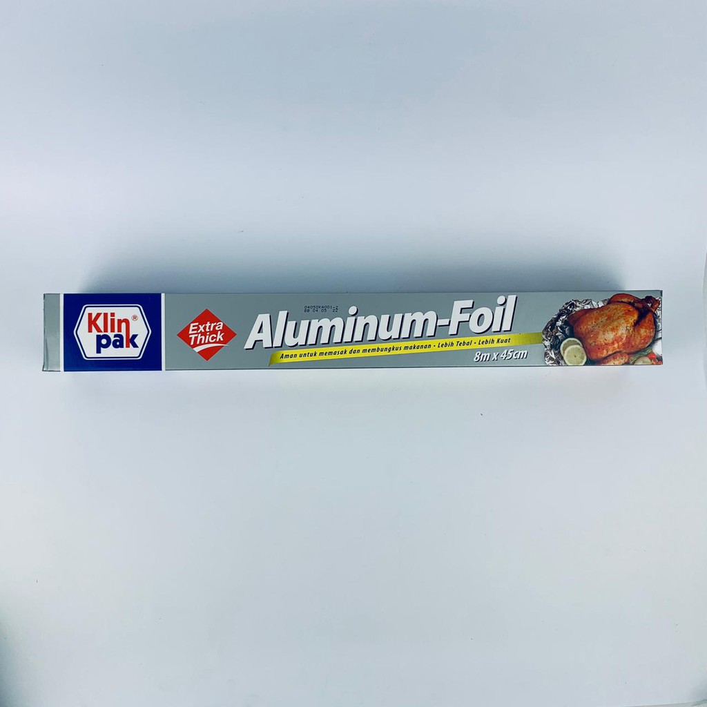 KLIN PAK ALUMUNIUM-FOIL / 8m x 30cm / 8m x 45cm