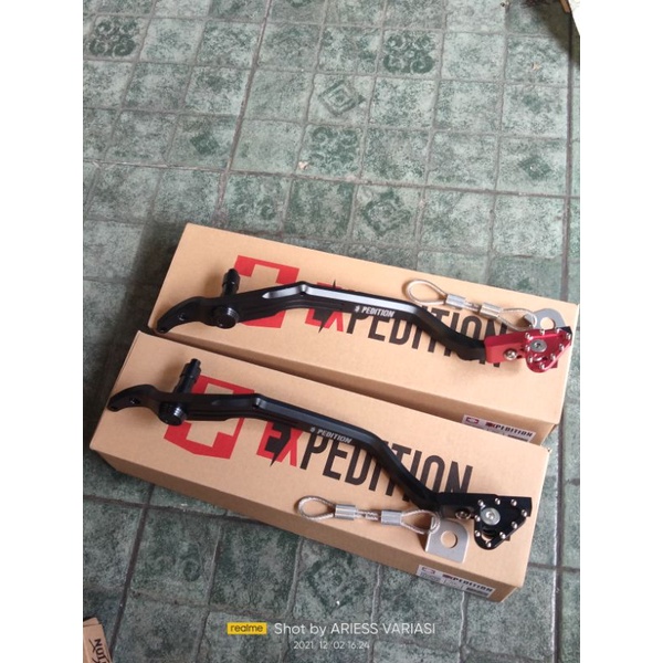pedal rem tuas rem EXPEDITION CRF 150 full cnc