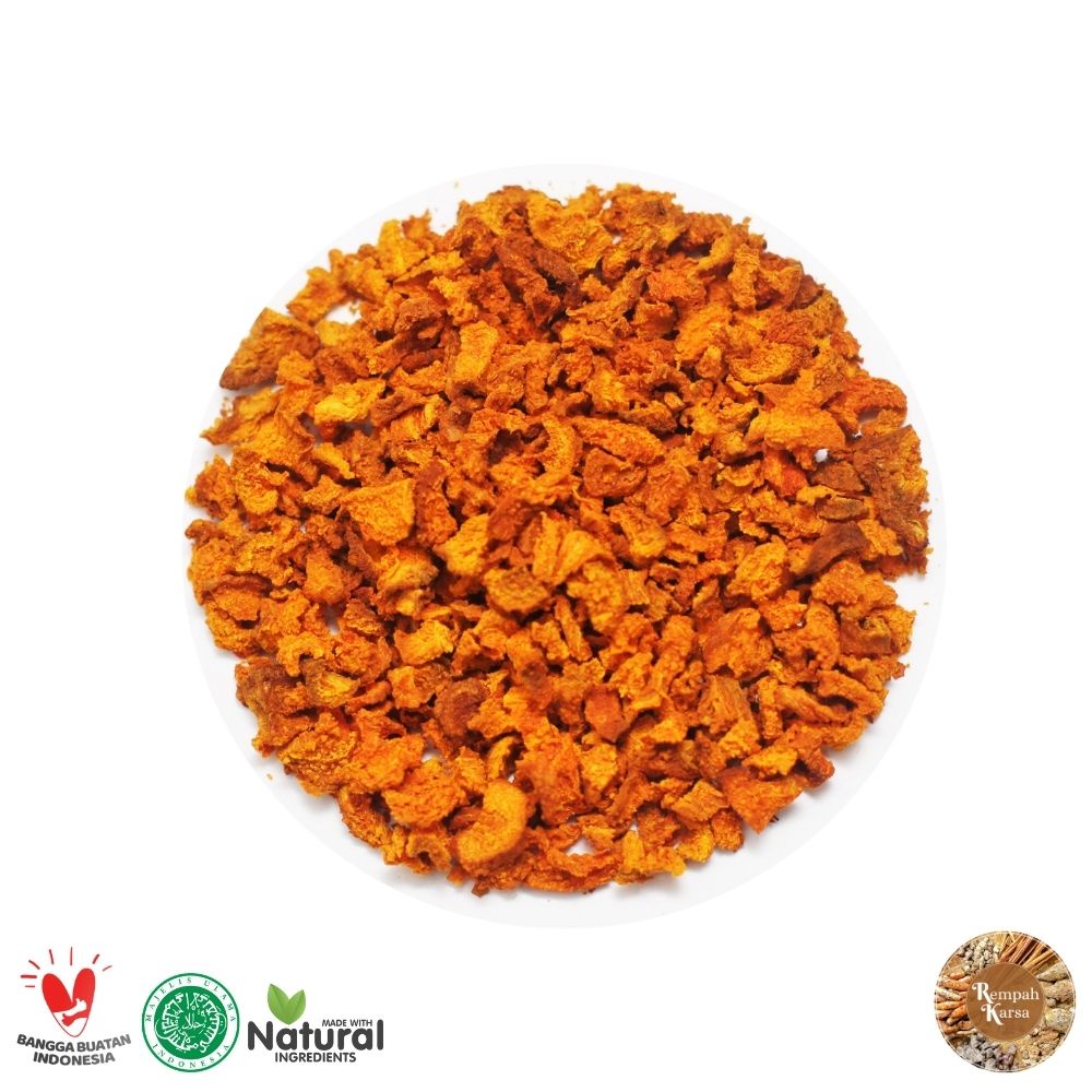 

Kunyit Kering Cacah / Turmeric Flakes - Tisane / Teh Herbal 50 gram