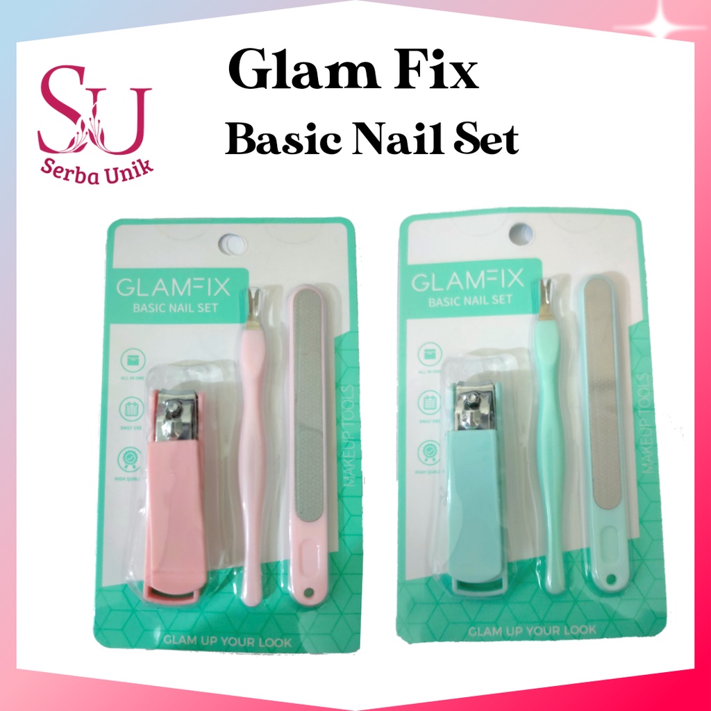 Glam Fix Basic Nail Set &amp; Nail File Duo