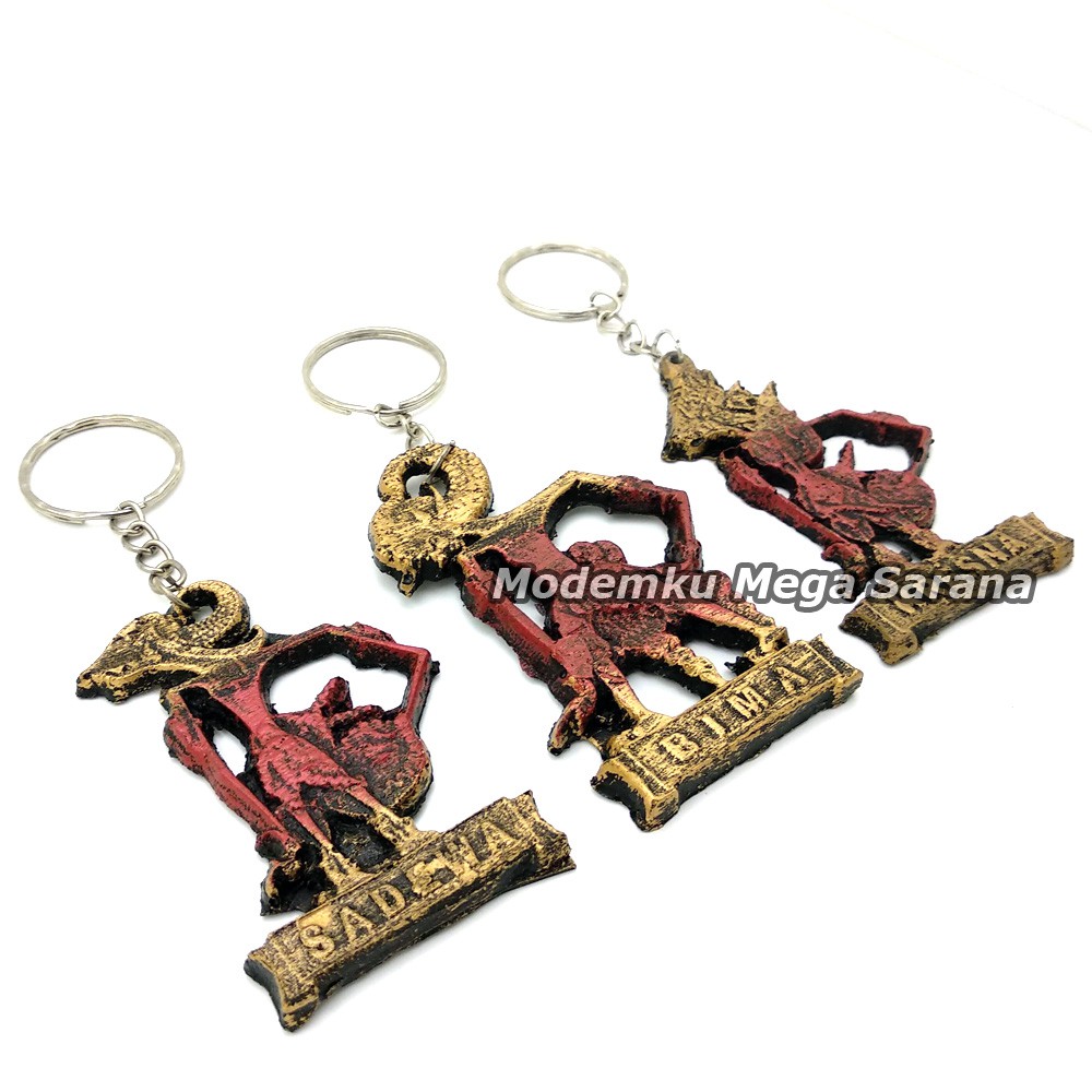 Souvenir Gantungan Kunci Wayang Oleh oleh Khas Jogja Indonesia
