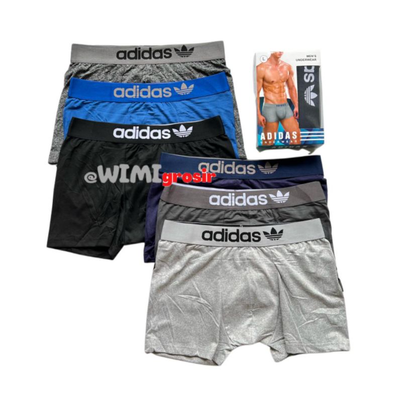 Boxer pria dewasa AD /celana dama boxer pria import murah  ( M.L.XL.XXL) 1pcs