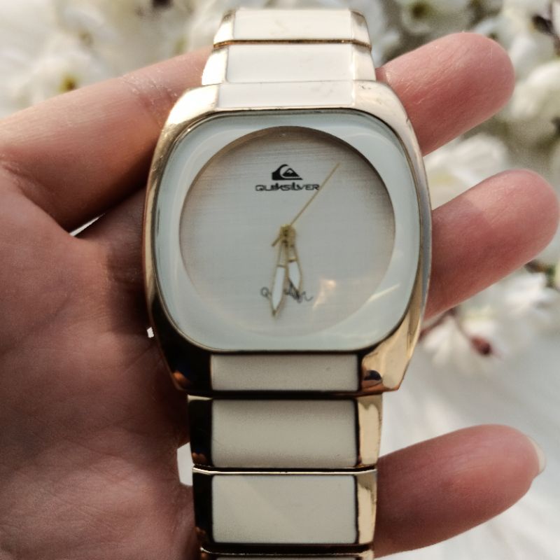 JAM TANGAN RANTAI PRIA KOTAK FORMAL GOLD PUTIH ROSEGOLD TAHAN AIR MESIN JEPANG