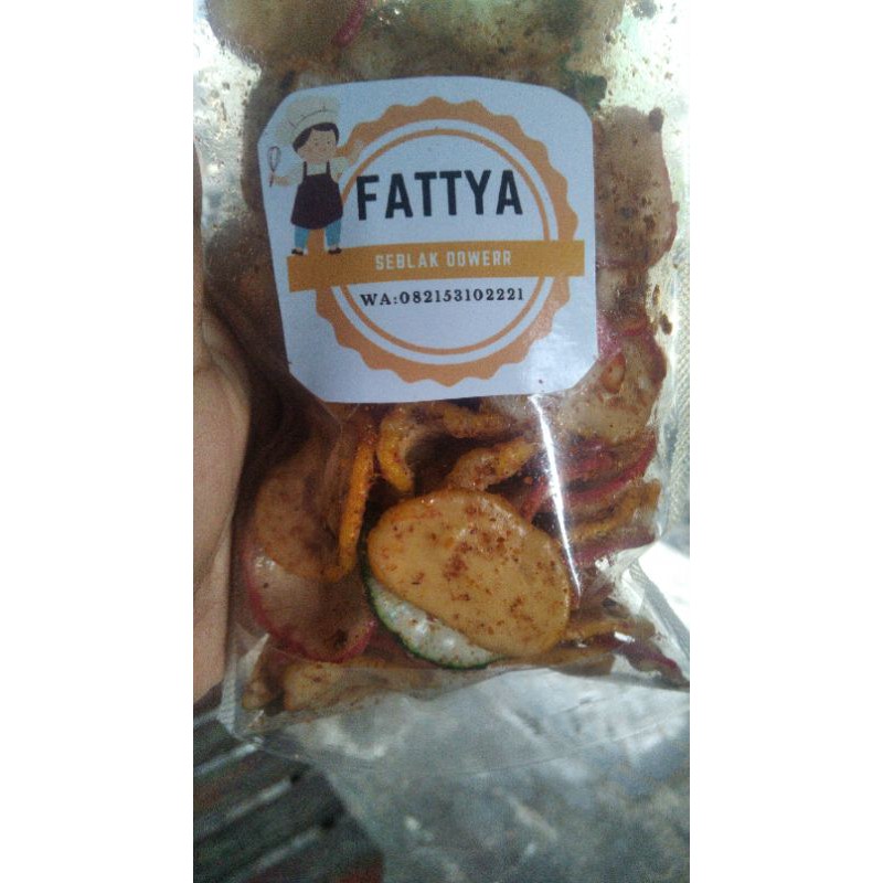 

kerupuk seblak bantet