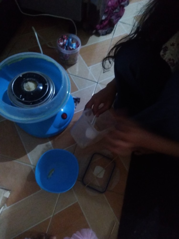 Mesin Pembuat Gula-gula Kapas Cotton Candy / Mesin Pembuat Harum Manis - Jk-mo5
