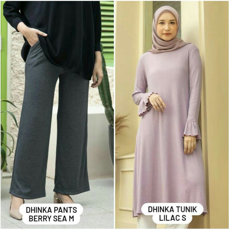 DHINKA TUNIK LILAC DHINKA PANTS BERRY SEA HL HEAVEN LIGHTS