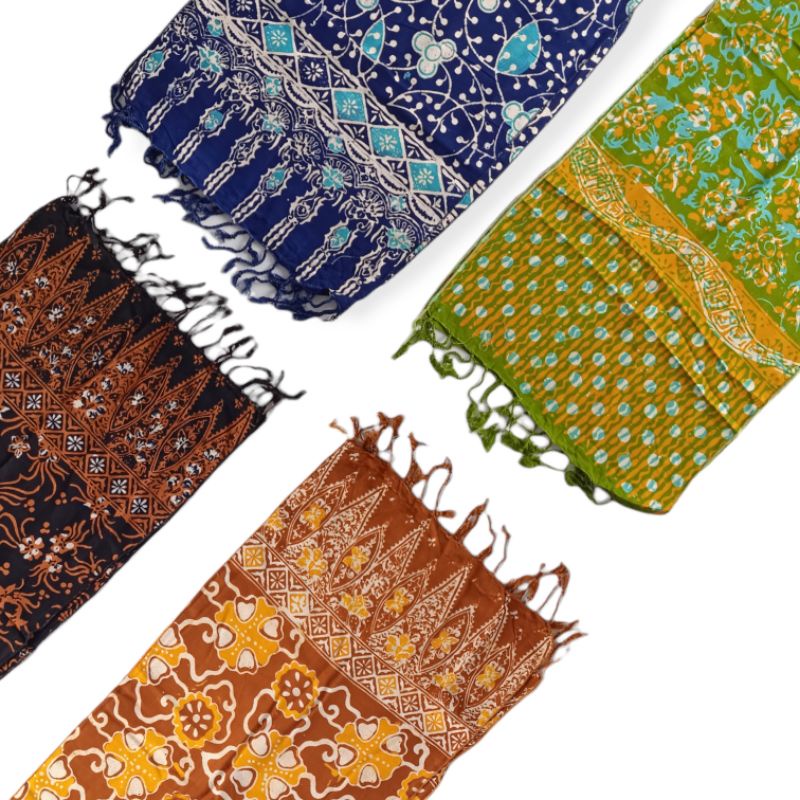Scarf Shawl Selendang Syal Batik Cap Wanita Premium SYLA