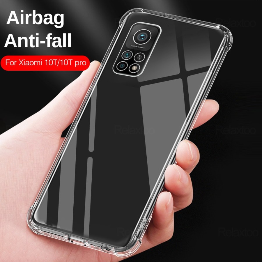 Soft Case Silikon Xiaomi Mi 10T / Xiaomi 10T Pro Bening Transparant Airbag Anti Crack Tebal